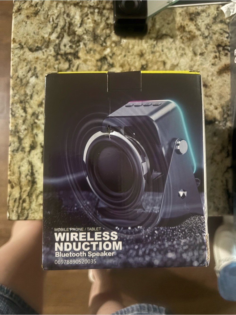 Wireless Induction Bluetooth Speaker - Black